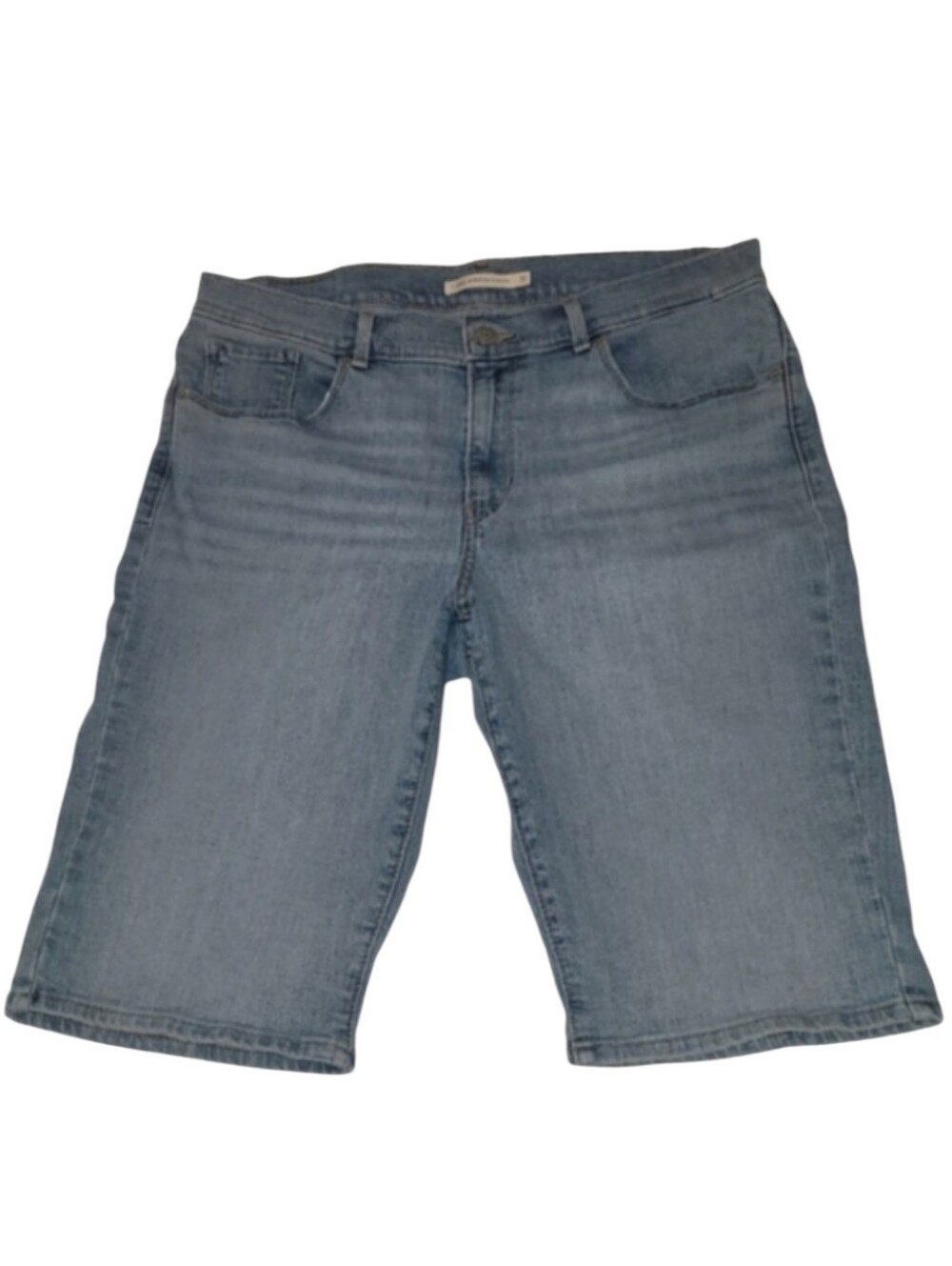 Levi's Classic Bermuda Jean Shorts Denim Women's Size 31 Long Length